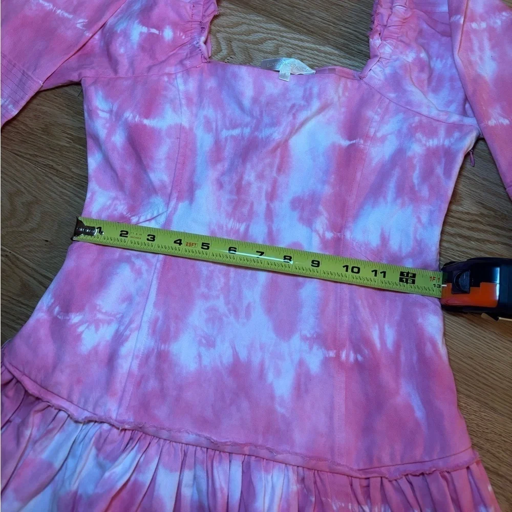 LoveShackFancy Chai Mini Tiedye Mini Dress - Picture 5 of 5
